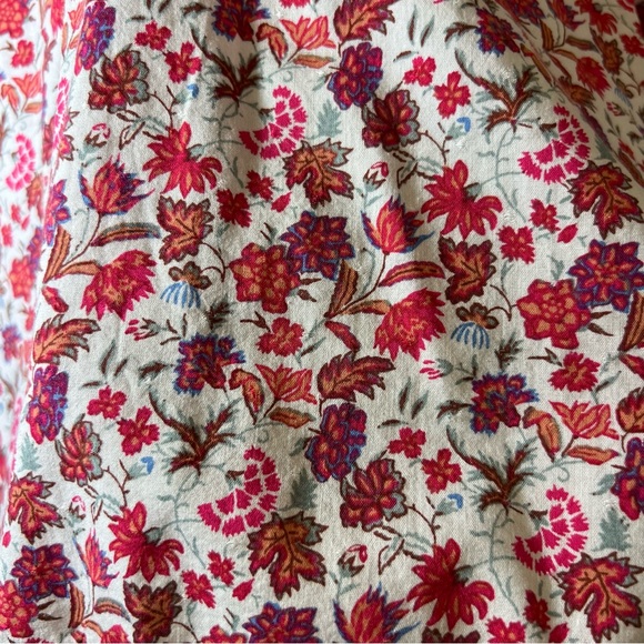 Universal Thread Floral Peasant Balloon Sleeve Top SZ S - Picture 4 of 11